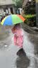 欧育儿童雨鞋女童时尚卡通立体雨靴小孩水鞋幼儿园防宝宝滑水雨鞋 B1658 粉色小兔 28 内长18cm 建议脚长【16.5-17cm】 实拍图