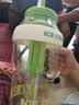 【京东物流】水杯冰霸吸管杯高颜值学生茶水分离大容量杯子 肚肚杯1个-浅绿色 实拍图