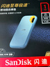闪迪（SanDisk）1TB Nvme移动固态硬盘（PSSD）E61至尊极速卓越版海天蓝SSD 读速1050MB/s 手机直连笔记本外接 实拍图