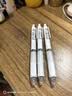 得力（deli）按动直液笔中性笔 六边形战士0.5mm双珠ST笔头速干静音学生刷题笔 黑色12支/盒SF300 实拍图