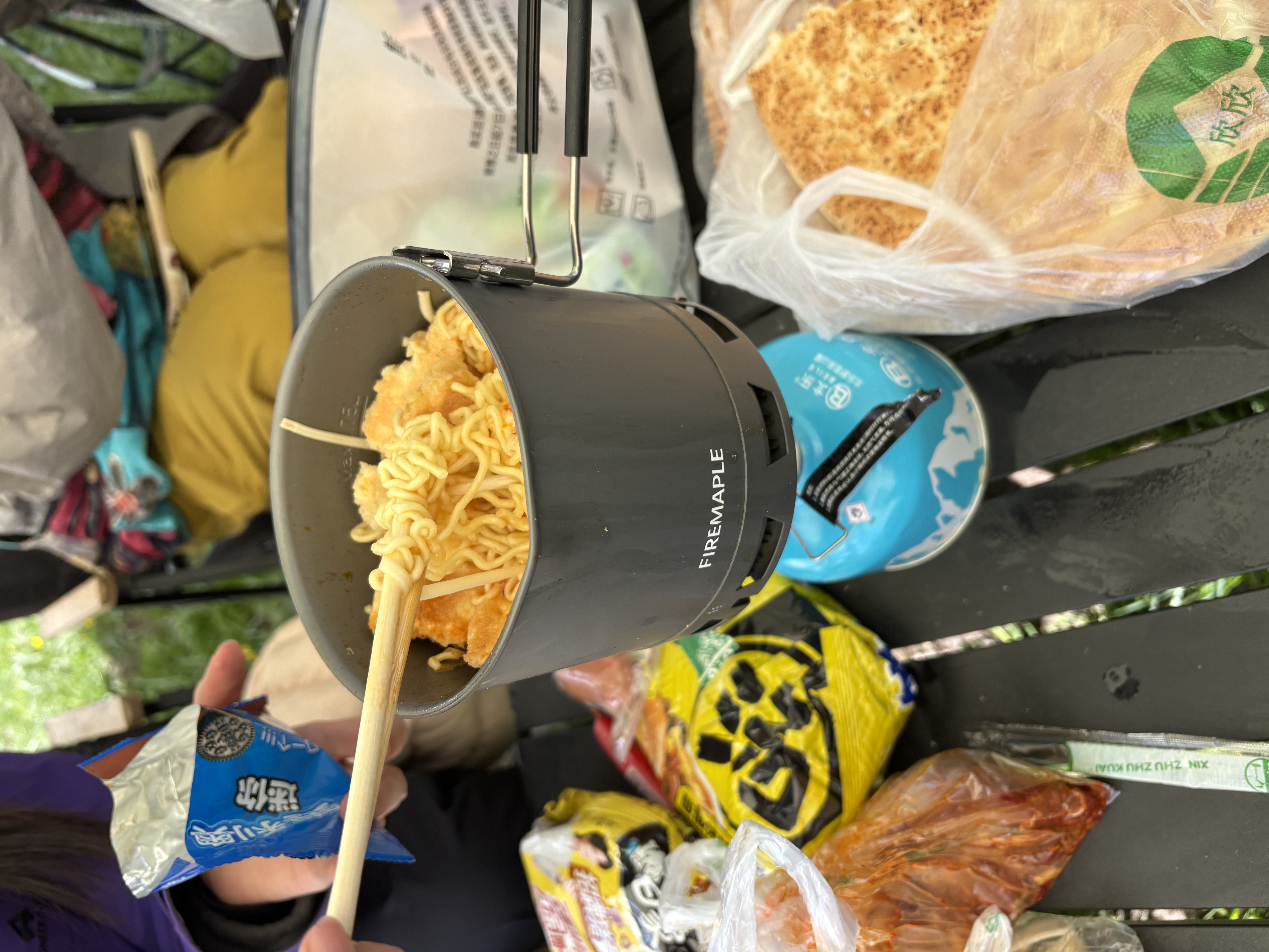 火枫（FIRE-MAPLE）青翼一体式气炉户外露营炉具便携式炉头迷你户外燃气卡式炉煮茶炉 实拍图
