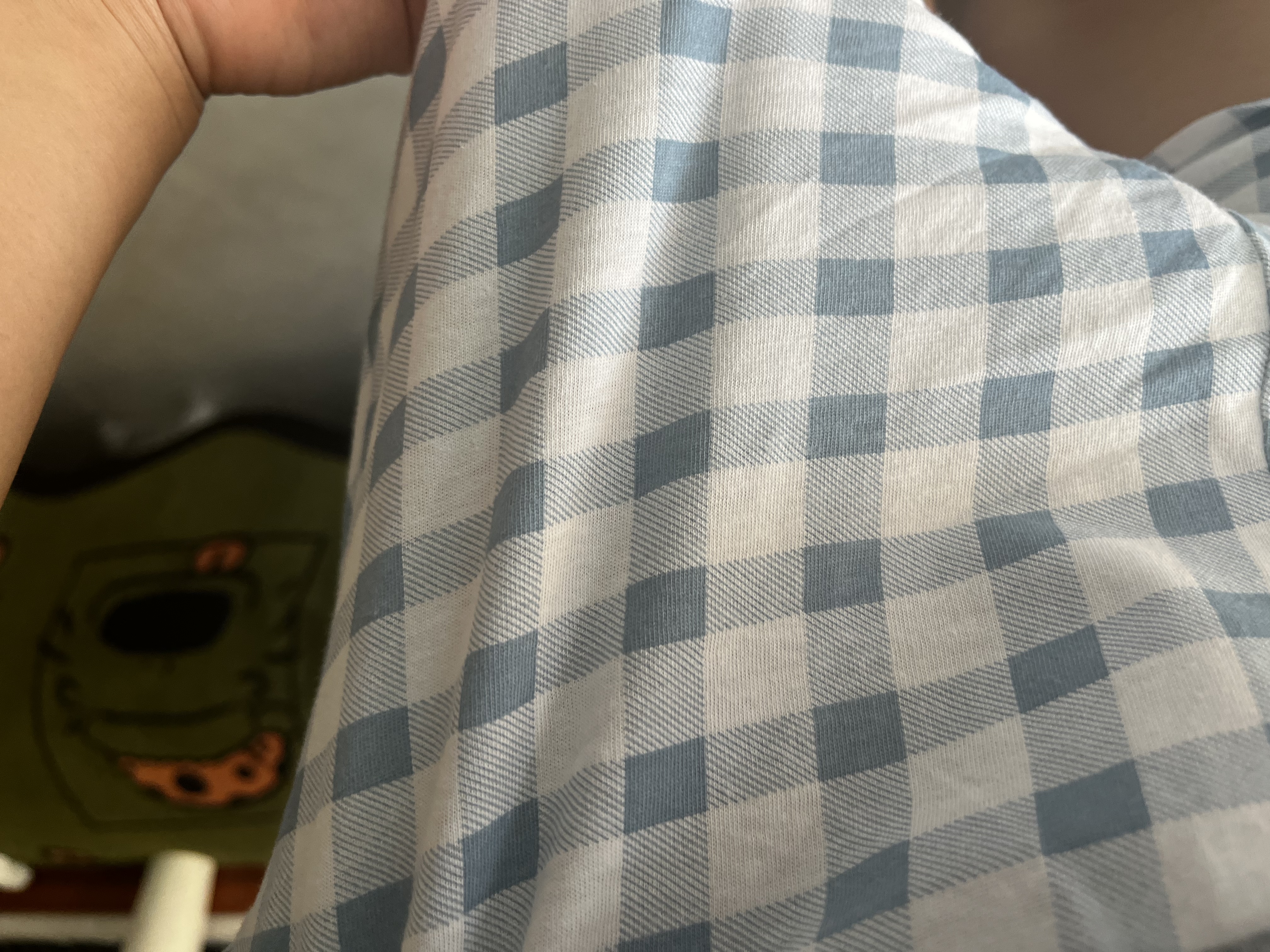 自由系女士100%纯棉家居睡裤格子三分短裤春夏季薄款可外穿宽松休闲少女 实拍图