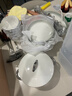 幂律釉下彩简约风碗盘餐具家用餐具整套碗盘碗碟碗筷套装乔迁搬家礼物 【双耳汤煲礼盒装】6人食 26件套 实拍图