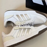 adidas ENTRAP美式校园风运动少年感复古篮球风板鞋男女阿迪达斯 白色/暗银金属/树脂黄   38 实拍图