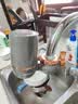 美的（Midea）净水器水龙头过滤器家用自来水滤水器直饮前置过滤器厨房卫生间通用除水垢除余氯双出水可清洗滤芯 一机三芯【两年免换滤芯】 实拍图