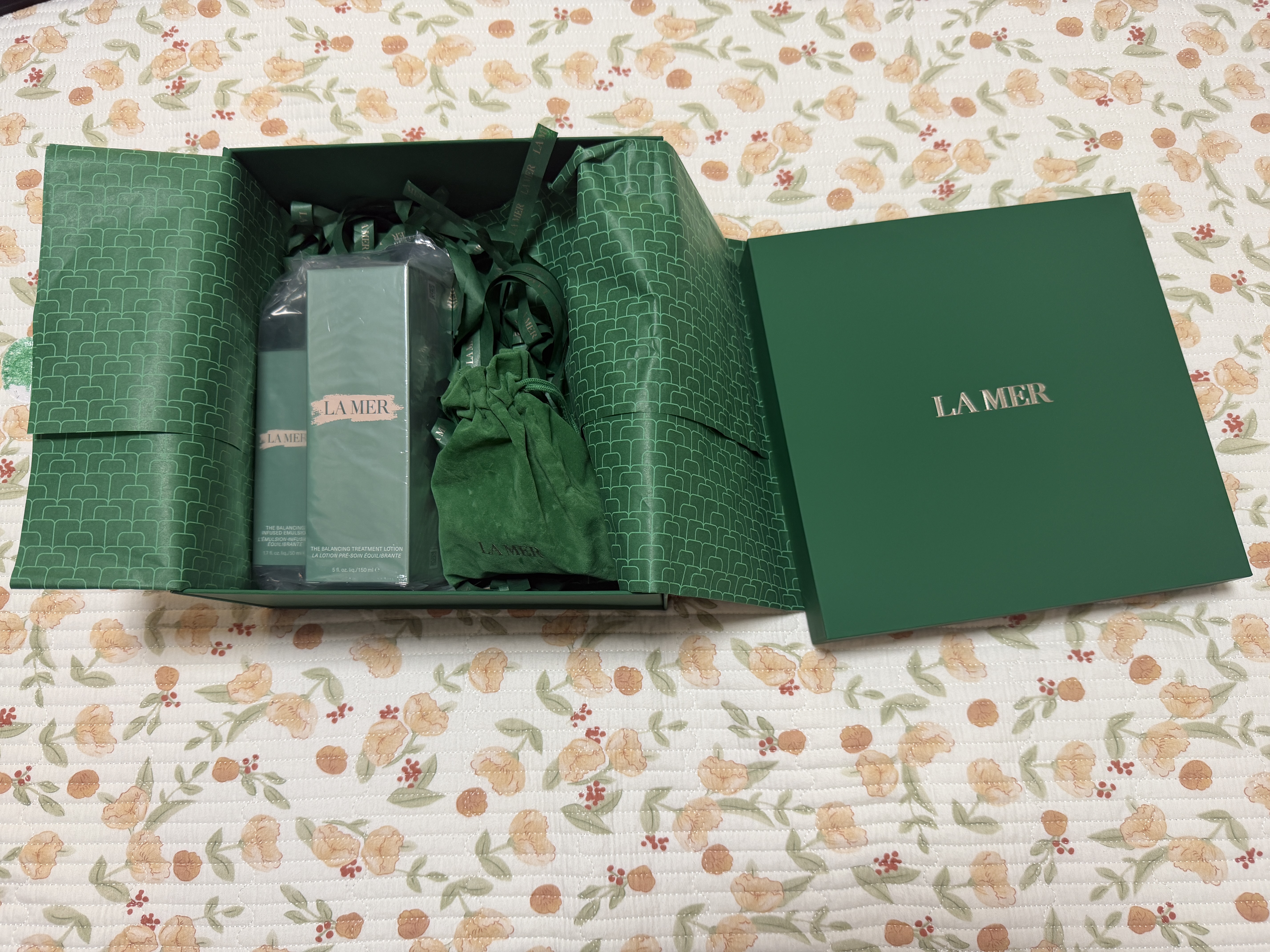 海蓝之谜（LA MER）油皮水乳套装(油皮精萃水+油皮精萃乳)护肤品化妆品礼盒生日礼物 实拍图