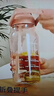 希乐（cille）儿童水杯大容量运动吸管杯男女夏季网红吸管杯tritan1.5L莲花红 实拍图