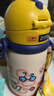 babycare儿童水杯6个月以上宝宝霸王龙不锈钢保温杯上学450ml-新旧款混发 实拍图