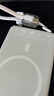 倍思3C认证卡片磁吸自带线充电宝Magsafe 27W快充移动电源10000mAh可上飞机苹果17手机户外储能电源 实拍图