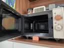 美的（Midea）小滋味变频平板式微波炉高颜值猫爪萌宠智能家用20L大容量一级能效2026新款2026新款M20H5 实拍图