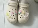 卡骆驰（CROCS）贝拉洞洞鞋沙滩鞋包头女鞋厚底拖鞋|210062 冬日白 -11S（含智必星） 37 (230mm) 38 实拍图