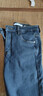 真维斯（JEANSWEST）牛仔裤女小脚裤2025冬季加绒保暖高腰弹力修身显瘦蓝灰加绒28 实拍图