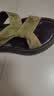 撤柜断码真皮凉拖鞋女2025新款夏外穿厚底防滑休闲沙滩凉鞋 绿色 37 实拍图