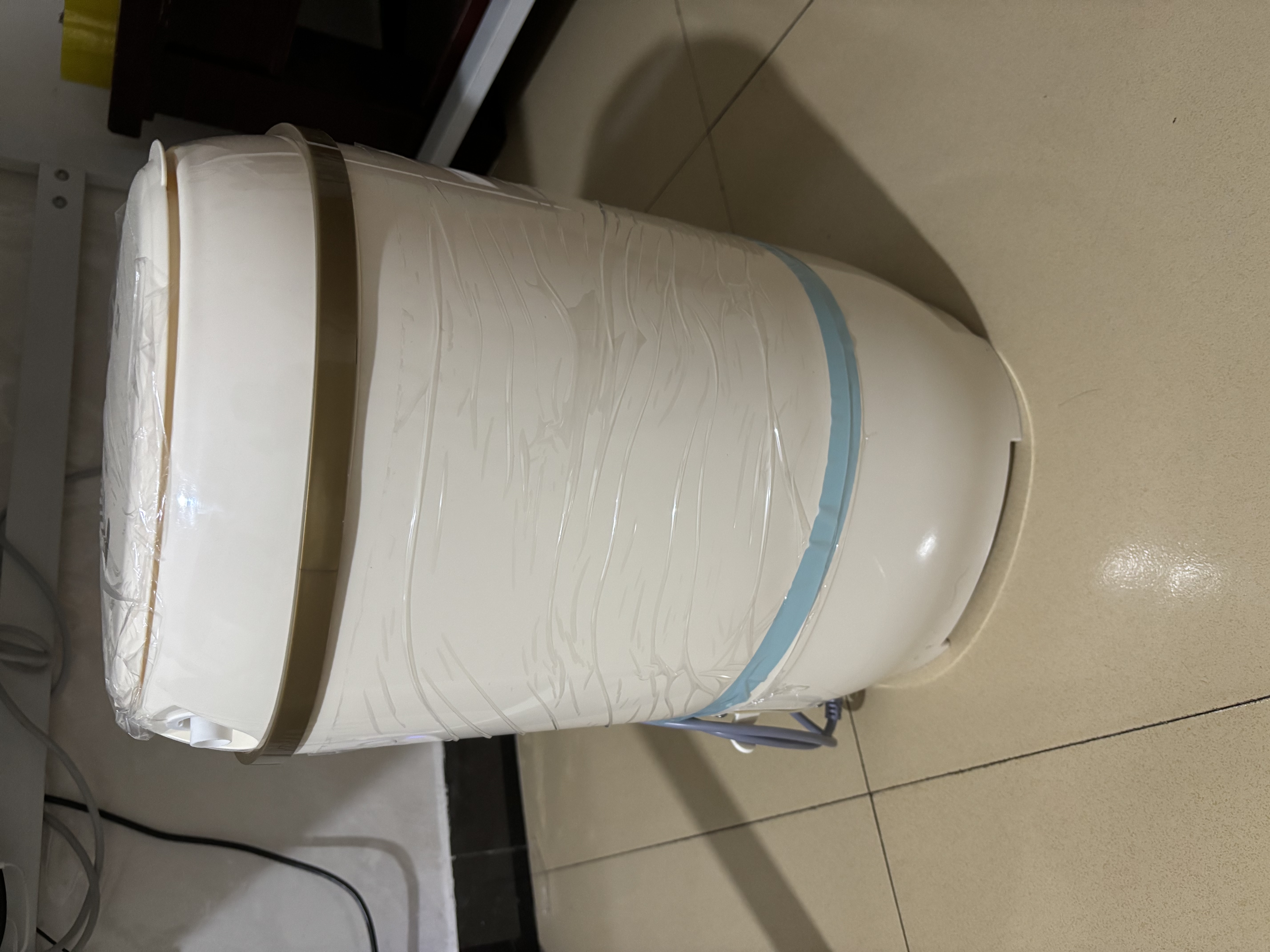 VCJ洗衣机半全自动迷你洗衣机小型洗脱一体小型家用母婴内衣裤洗袜子神器儿童单身人宿舍出租房 店长推荐【强力洗涤*低音精洗】复古米黄色 实拍图