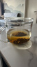 乐美雅 钢化玻璃杯泡茶杯牛奶杯微波炉水杯家用带把耐热茶杯早餐麦片杯 罗凯+玻璃盖500ml1只 实拍图