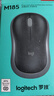 罗技（Logitech）M185鼠标 无线鼠标 办公鼠标 对称鼠标 黑色红边 带无线2.4G接收器 实拍图