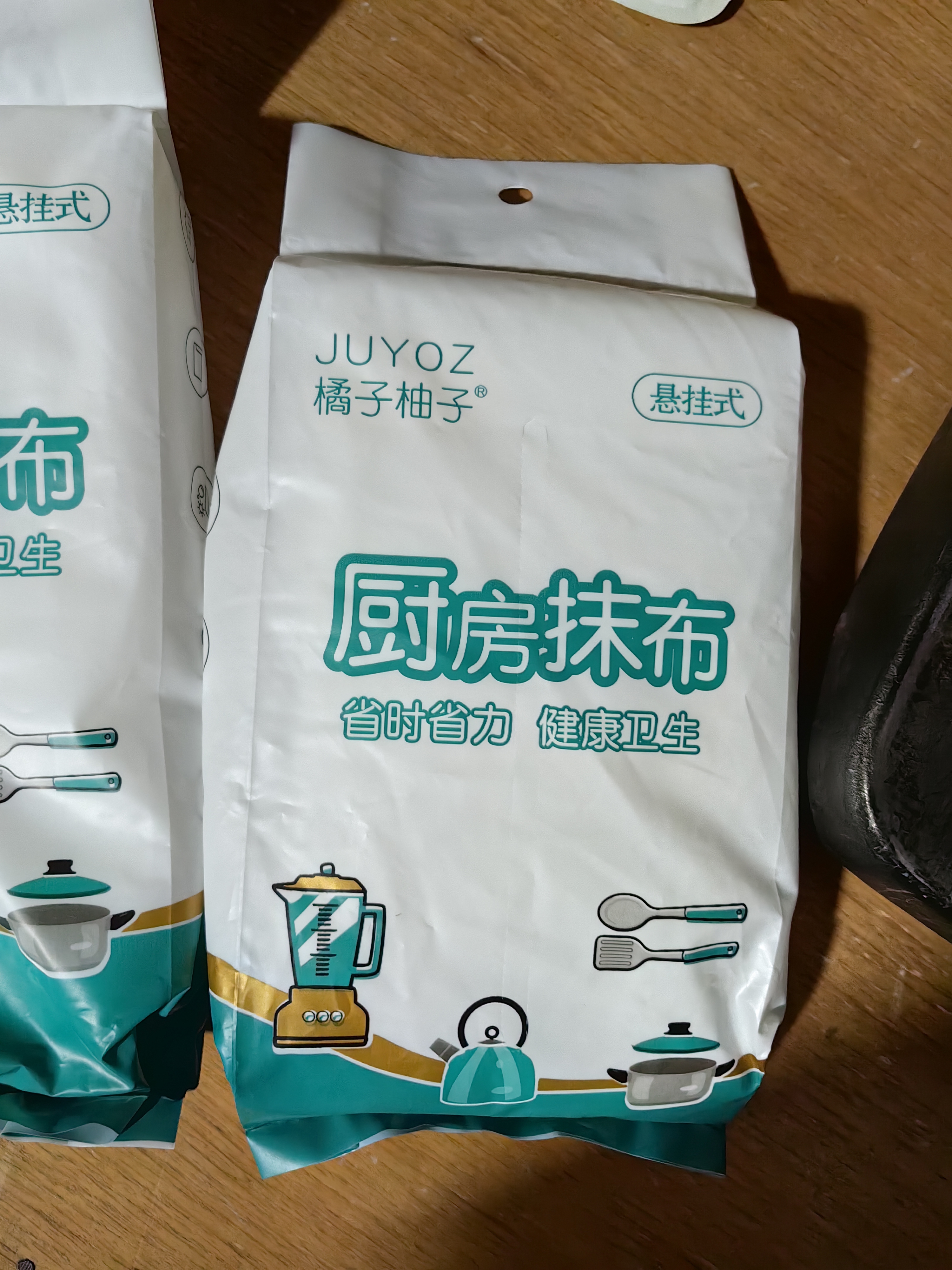 【拍2次更划算 厨房必备】干湿厨房悬挂防油加厚懒人抹布一次性 厨房抹布【2包】60张 实拍图