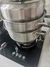 美厨（MAXCOOK）蒸锅 304不锈钢28cm二层蒸锅 加厚复底汤锅 燃气电磁炉通用MCZ828 实拍图