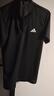 阿迪达斯（adidas）POLO衫男 26夏季新款运动服休闲衣服翻领短袖梭织速干透气t恤男 黑色/三扣Polo领/速干 M 175 实拍图
