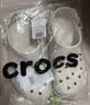 CROCS卡骆驰蜗轮洞洞鞋|208776 水泥灰-160 39(240mm)  实拍图