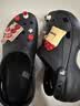 卡骆驰（CROCS）白鹿同款云朵洞洞鞋|206750 黑色-001 40(260mm) 实拍图