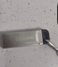 华硕（ASUS）a豆128GB USB3.2Gen 1金属旋转U盘时尚耐用太空银 商务必备学习办公投标电脑通用U300系列 实拍图