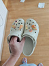 卡骆驰（CROCS）新款厚底云朵洞洞鞋送女友礼物206750 骨白色 38 -39 实拍图
