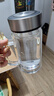 京东京造 茶杯 双层玻璃茶水分离泡茶咖啡杯子带把手大容量500ml 实拍图