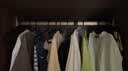 宜家（IKEA）SPRUTTIG埃斯汀衣架晾衣架挂衣架收纳衣撑衣服挂室内家用学生宿舍 黑色衣架10只装*2 实拍图