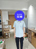 京东京造300防晒速干夏季运动t恤男polo衫无痕休闲跑步短袖 海沫蓝 M 实拍图