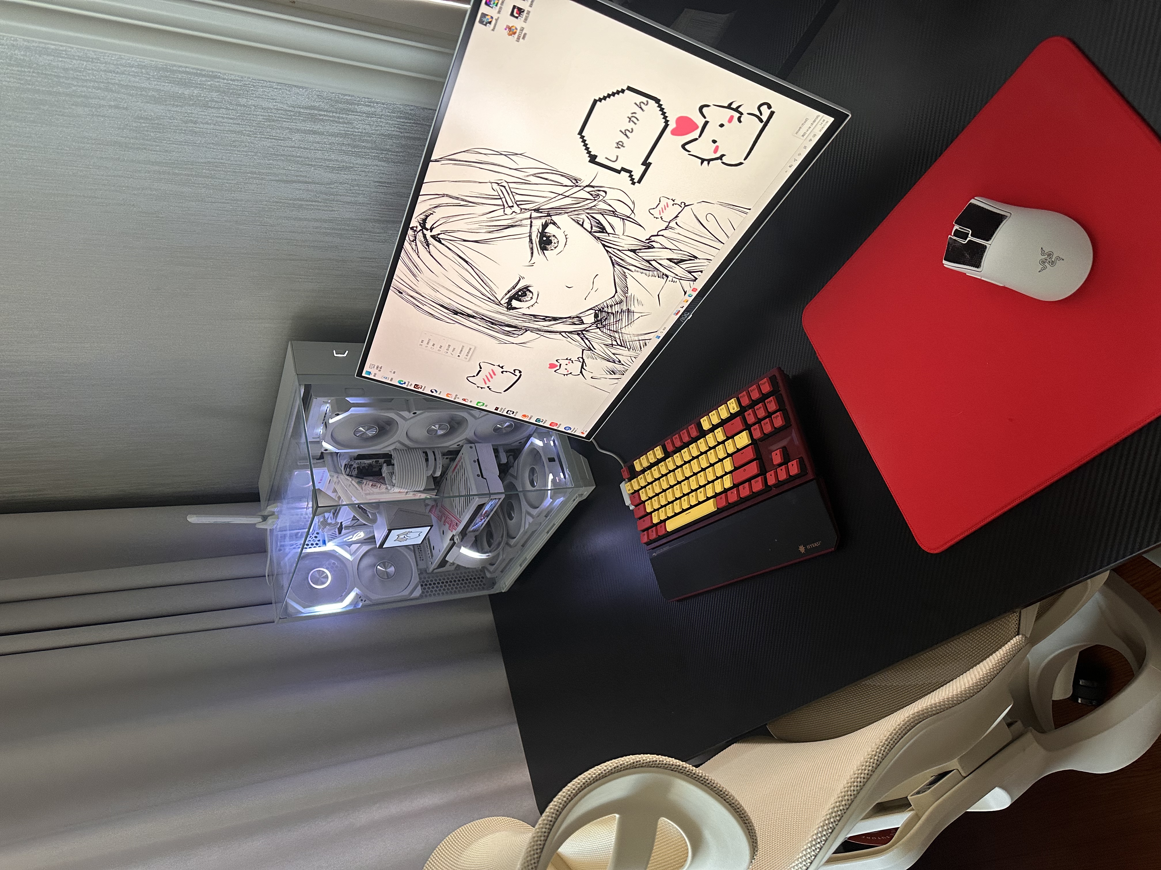 AOC 26.5英寸电竞游戏FPS显示器 2K360Hz QD-OLED 原生10bit 0.03ms HDR硬件低蓝光 电脑游戏防烧屏幕 【4代旗舰款】2K 280Hz Q27G4ZDP/WS 实拍图