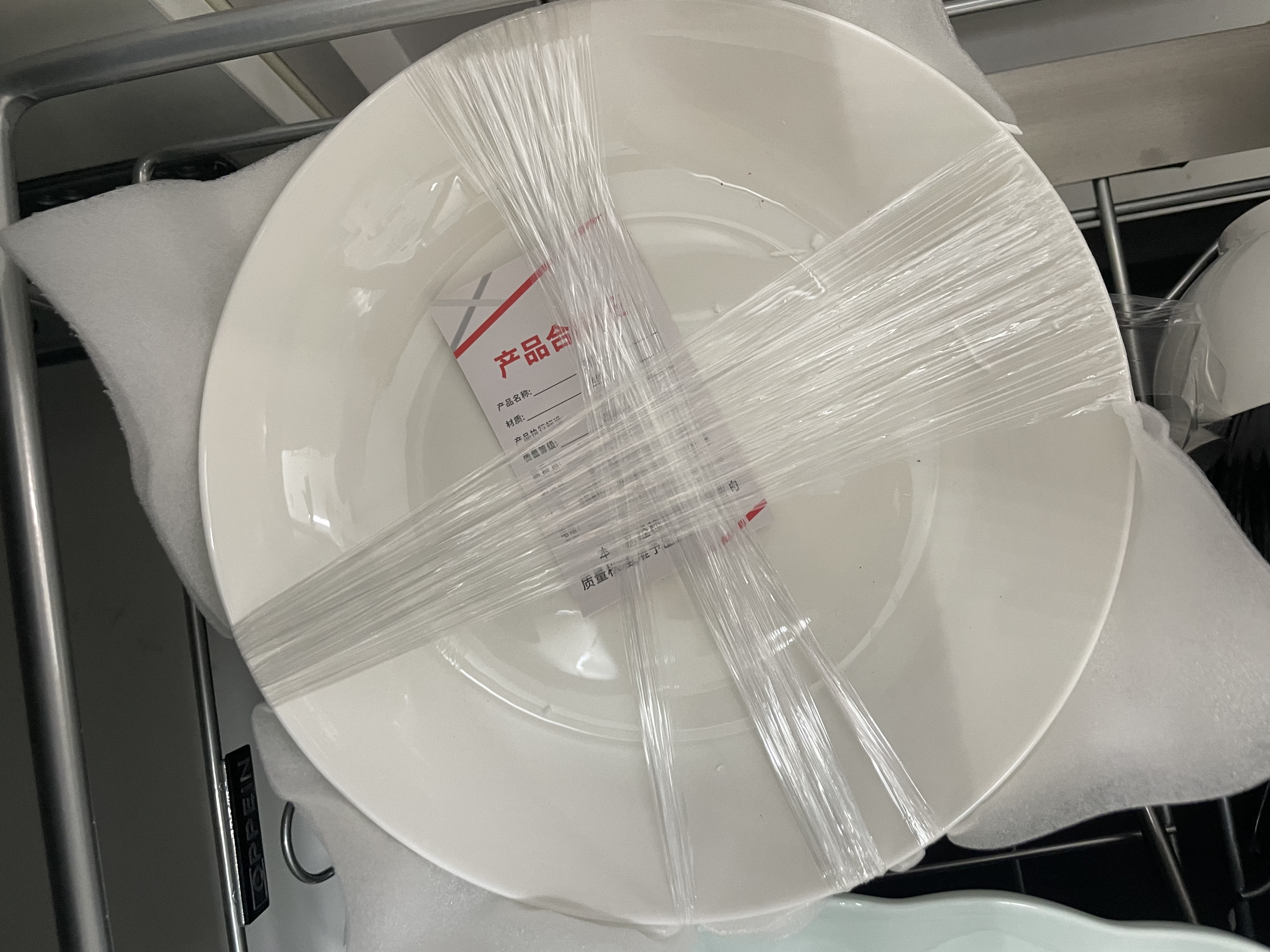 陶相惠骨瓷盘子饭盘纯白深盘10只装家用釉下彩8寸陶瓷菜盘汤盘中式餐具 实拍图