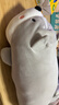 名创优品（MINISO）趴姿大号趣味狗狗毛绒公仔儿童玩具玩偶抱枕生日礼物女 灰色 实拍图