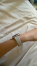 Apple/苹果 Watch S11 智能手表GPS款42毫米玫瑰金色铝金属表壳淡桃粉色运动型表带S/M MEUN4CH/B 实拍图