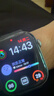 Apple/苹果 Watch S11 智能手表GPS款46毫米深空灰色铝金属表壳黑色运动型表带M/L MEVP4CH/B 实拍图