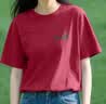真维斯（Jeanswest）纯棉短袖T恤女2026夏季新款休闲半袖设计感圆领宽松显瘦上衣服 实拍图