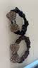 烨翡俪两件复古时尚蝴蝶结满钻发圈高端发饰发绳小肠扎马尾皮筋头绳发饰 实拍图