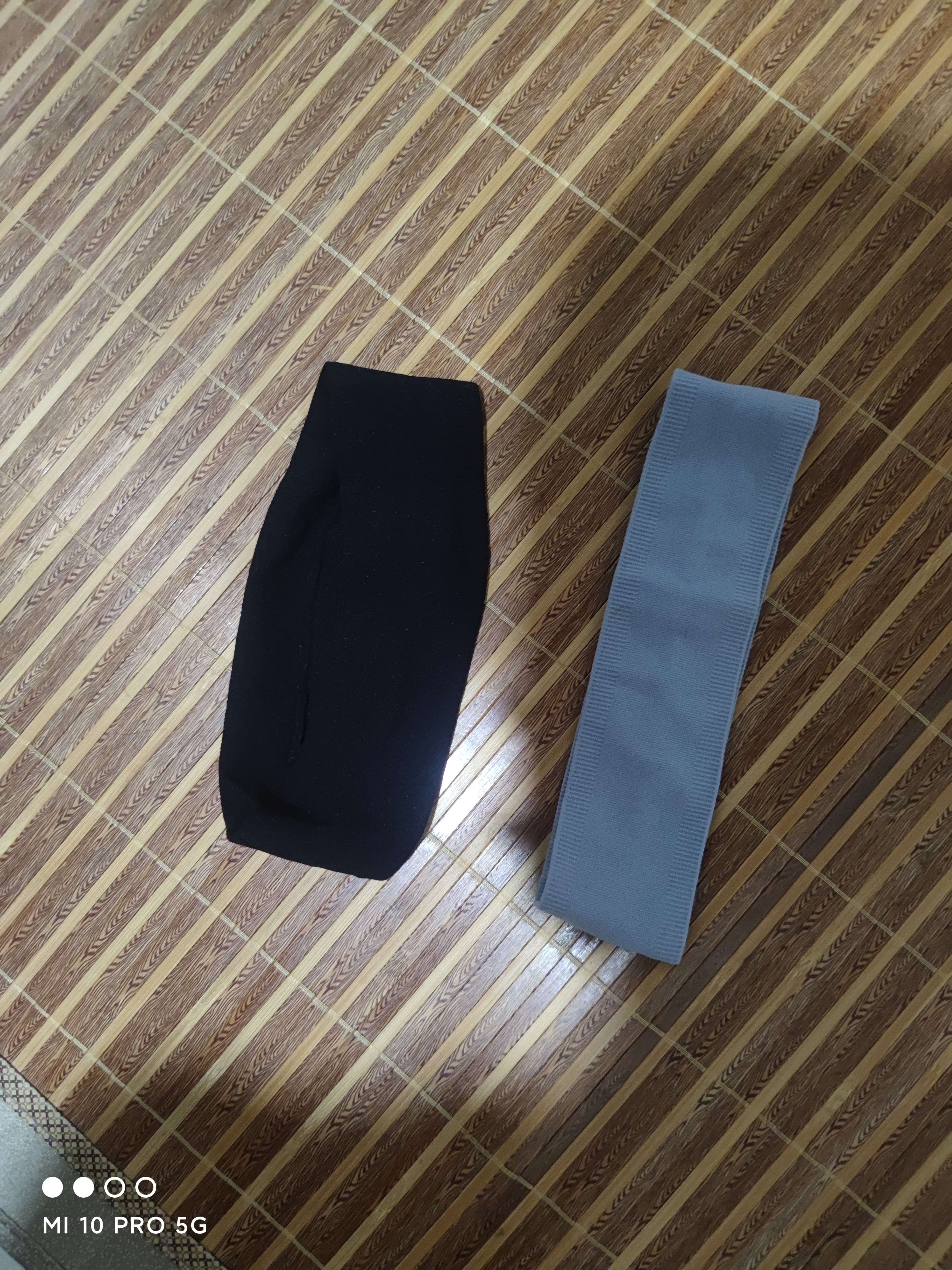 运动发带男吸汗跑步头带止汗导汗带女健身足球束发巾头巾洗漱 幻夜黑气质灰 实拍图