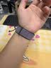 苹果 Apple Watch Series 11/10/9/8/7代原装运动硅胶/耐克表带通用版 全新 44-46mm 大紫竹色Nike回环表带 正品保障 实拍图