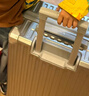 海澜之家（HLA）行李箱男轻便出差托运商务拉杆箱女大容量旅行密码箱流光银24英寸 实拍图