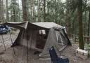 Naturehike挪客屋脊13自动速开帐篷户外露营防雨水防晒野营深咖色钛黑胶 实拍图