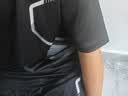 艾伦伯顿（Alen Botun）运动服套装男冰丝t恤跑步速干衣短袖夏季短裤健身训练羽毛球服 黑色两件套【冰丝 速干 透气】 4XL 【175-190斤】 实拍图