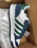 adidas ENTRAP美式校园风运动少年感复古篮球风板鞋男女阿迪达斯   白色/深蓝色/绿色   41 实拍图