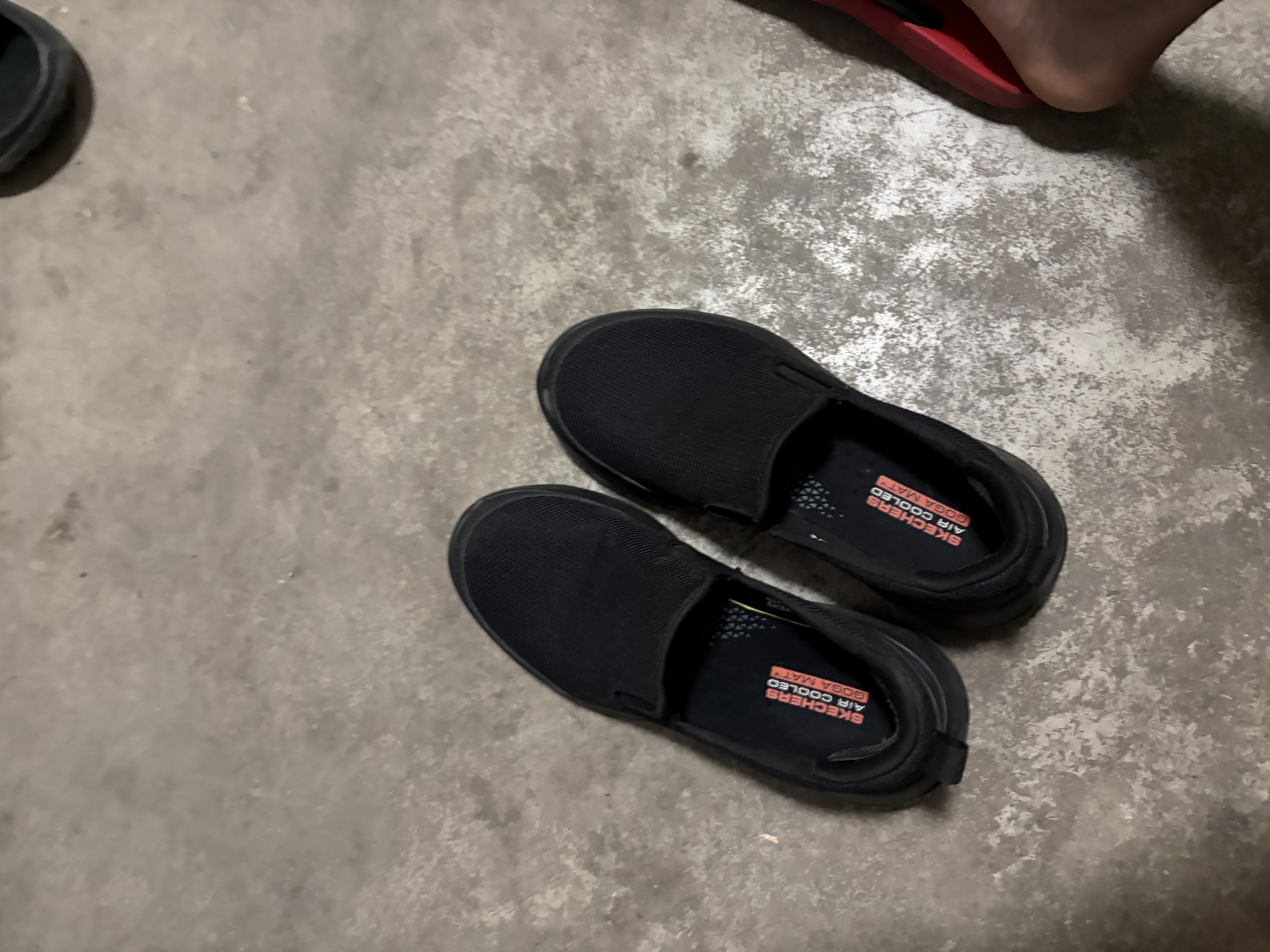 斯凯奇（Skechers）健步鞋男士秋季舒适一脚蹬休闲鞋软底减震运动男鞋216010 实拍图