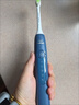 飞利浦（PHILIPS）【七夕情人节礼物】声波电动牙刷钻石3系 5倍洁齿5种模式 洁净亮白2刷头 送男士/女友 HX5181/02蓝 实拍图