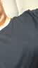 京东京造【超轻舒适】t恤男短袖男士t恤衣服春季休闲打底 黑色 XL 实拍图