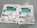 弘泉 kn95防护口罩防沙尘工业粉尘白色防护口罩透气立体装修防雾霾pm2.5灰尘油漆劳保打磨防飞沫 200只白色无阀KN95口罩 实拍图