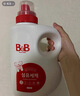 保宁（B&B）婴儿洗衣液宝宝儿童专用内衣裤洗衣液温和植萃桶装【两桶共6斤】 实拍图