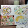 樱花（SAKURA）固体水彩颜料24色套装便携透明水彩艺考写生学生绘画用品速写马克笔绘画 实拍图
