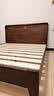 京东京造家居悦枫实木床 天然橡胶木 主卧双人床胡桃色1.8×2米 实拍图